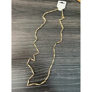 NWT 27” Fashion Gold Oval Chain Necklace